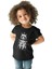 Mafya Babası Kedicik Siyah Unisex Çocuk Tişört T-Shirt 2