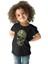 Kamuflaj Asker Kurukafa Siyah Unisex Çocuk Tişört T-Shirt 2