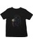 Deniz Altındaki Astronot Siyah Unisex Çocuk Tişört T-Shirt 1