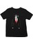 Takım Elbiseli Maymun Siyah Unisex Çocuk Tişört T-Shirt 2