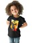 Basketbol Siyah Unisex Çocuk Tişört T-Shirt 1