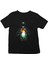 Astronot Siyah Unisex Çocuk Tişört T-Shirt 1