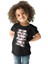 Yüzen Deniz Atı Deniz Anası ve Yıldızı Siyah Unisex Çocuk Tişört T-Shirt 2