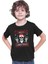 Heavy Metal Noel Baba Yılbaşı Siyah Unisex Çocuk Tişört T-Shirt 3
