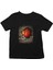 Basketbol Siyah Unisex Çocuk Tişört T-Shirt 1