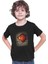 Basketbol Siyah Unisex Çocuk Tişört T-Shirt 3
