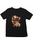 Sinirli Şeker Pug Siyah Unisex Çocuk Tişört T-Shirt 1