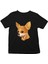 Chihuahua Çivava Siyah Unisex Çocuk Tişört T-Shirt 2