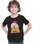 Süper Köpek Golden Retriever Siyah Unisex Çocuk Tişört T-Shirt 3