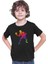 Masa Tenisi - Ping Pong Siyah Unisex Çocuk Tişört T-Shirt 3
