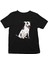 Sevimli Bull Teriyer - Bull Terrier Siyah Unisex Çocuk Tişört T-Shirt 1