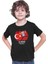 23 Nisan Ulusal Egemenlik ve Çocuk Bayramı Siyah Unisex Çocuk Tişört T-Shirt 3