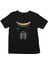 Ayda Sallanan Astronot Siyah Unisex Çocuk Tişört T-Shirt 1
