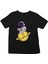 Kripto Astronot Siyah Unisex Çocuk Tişört T-Shirt 1