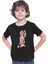 Pembe Elbise Fashion Moda Siyah Unisex Çocuk Tişört T-Shirt 3