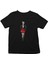 Tarz Kız Kırmızı Etek Siyah Unisex Çocuk Tişört T-Shirt 1