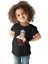 Wow Girls Fashion Siyah Unisex Çocuk Tişört T-Shirt 2