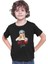 Wow Girls Fashion Siyah Unisex Çocuk Tişört T-Shirt 3