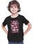 Ahududu Siyah Unisex Çocuk Tişört T-Shirt 3