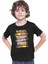 Unicorn Hamsterlar Siyah Unisex Çocuk Tişört T-Shirt 3
