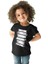 Balina Pullu Balık Pulu Siyah Unisex Çocuk Tişört T-Shirt 2