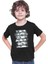 Sevimli Köpek Patisi Siyah Unisex Çocuk Tişört T-Shirt 3