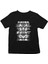 Desenli Tavşan Siyah Unisex Çocuk Tişört T-Shirt 1