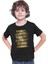 Sultan Papağanı Siyah Unisex Çocuk Tişört T-Shirt 3
