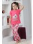 Kapi Kids Kız Çocuk Ayıcık Baskılı - 2 Düğmeli Pijama Takımı 7-11 Yaş 6065 2