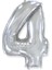 Lisanslı Rakam Folyo Balon 34INÇ 82CM 1