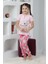 Kapi Kids Kız Çocuk Ayıcık Baskılı - 2 Düğmeli Pijama Takımı 7-11 Yaş 6065 4