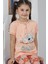 Kapi Kids Kız Çocuk Ayıcık Baskılı - 2 Düğmeli Pijama Takımı 7-11 Yaş 6065 5