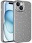 Apple iphone 15 Plus Uyumlu Simli Kılıf Kamera Korumalı Silikon Luxury Lopard Koton Kapak Işıltılı Renkli Tpu 1