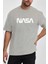 Nasa Baskılı Siyah Tshirt 1