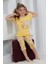 Kapi Kids Kız Çocuk Kaprili-Baskılı Pijama Takımı 3-11 Yaş 6083-84 2