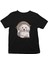 Siyah Poodle Kaniş Siyah Unisex Çocuk Tişört T-Shirt 1