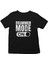 Bateri Modu Açık Siyah Unisex Çocuk Tişört T-Shirt 1