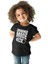 Bateri Modu Açık Siyah Unisex Çocuk Tişört T-Shirt 2