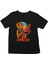 Cadılar Bayramı-Halloween Siyah Unisex Çocuk Tişört T-Shirt 1
