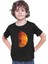 Mars Siyah Unisex Çocuk Tişört T-Shirt 3