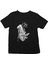 Gitarist Siyah Unisex Çocuk Tişört T-Shirt 1