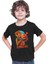 Cadılar Bayramı-Halloween Siyah Unisex Çocuk Tişört T-Shirt 3