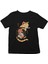 Geyşa Kedi Siyah Unisex Çocuk Tişört T-Shirt 1