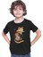 Geyşa Kedi Siyah Unisex Çocuk Tişört T-Shirt 3