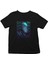 Charles Darwin Portre Siyah Unisex Çocuk Tişört T-Shirt 1