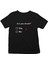 Esprili Sarhoş Siyah Unisex Çocuk Tişört T-Shirt 1