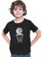 Basketbol Siyah Unisex Çocuk Tişört T-Shirt 3