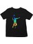 Badminton Siyah Unisex Çocuk Tişört T-Shirt 1