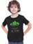 Iguana Siyah Unisex Çocuk Tişört T-Shirt 3