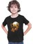 Cadılar Bayramı-Halloween Siyah Unisex Çocuk Tişört T-Shirt 3